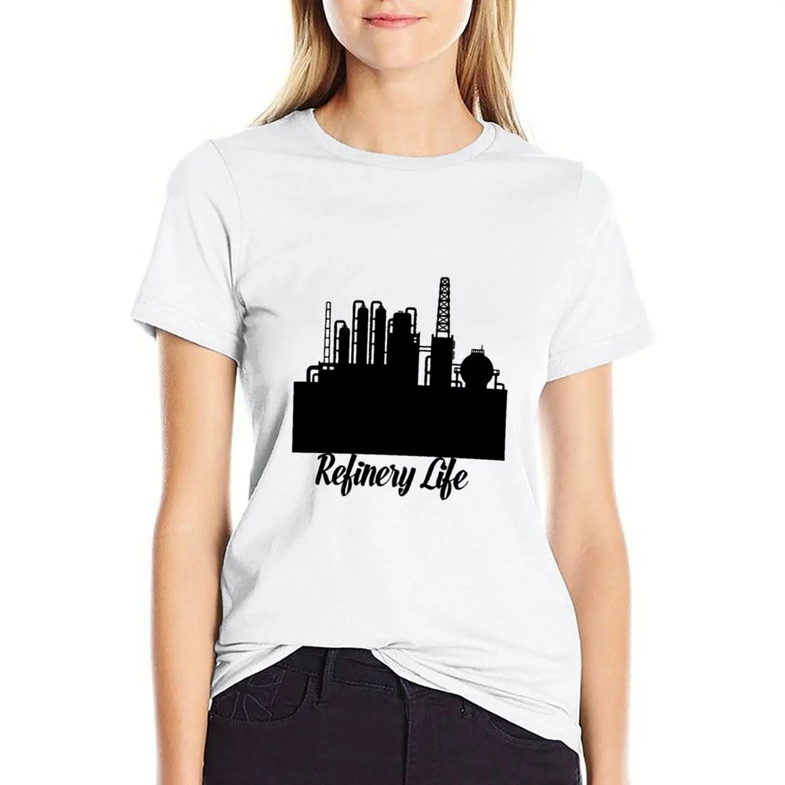 Refinery Life T-shirt anime clothes Aesthetic clothing kawaii clothes black t shirts for Women
Refinery Life T-shirt anime clothes Aesthetic clothing kawaii clothes black t shirts for Women