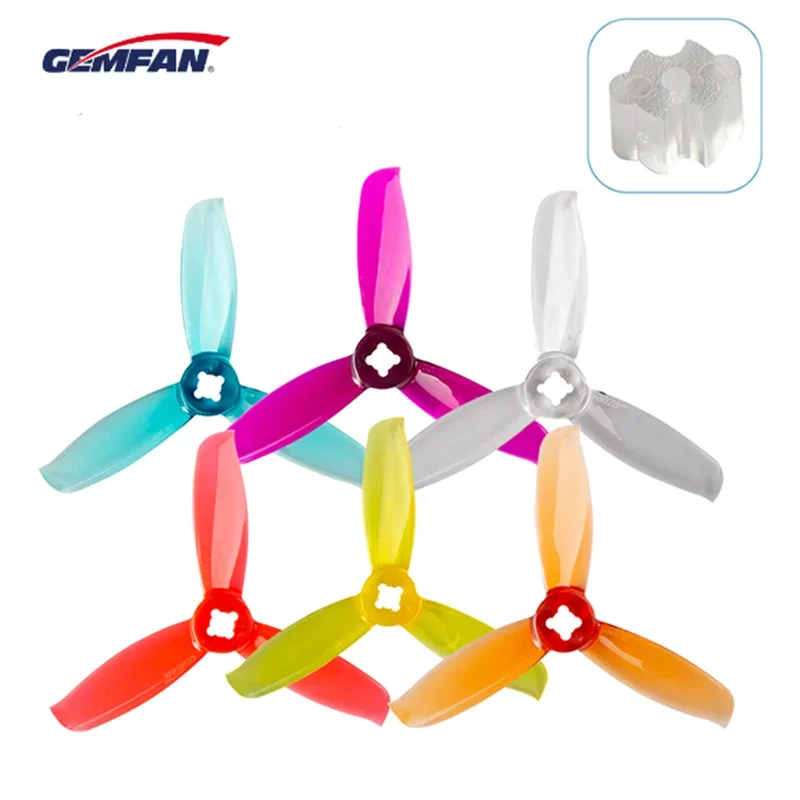 10Pairs(10CW+10CCW) Gemfan Windancer 3028 3X2.8X3 3-Blade Propeller 5mm 1.5mm for RC FPV Freestyle 3Inch Toothpick MINI Drones
10Pairs(10CW+10CCW) Gemfan Windancer 3028 3X2.8X3 3-Blade Propeller 5mm 1.5mm for RC FPV Freestyle 3Inch Toothpick MINI Drones