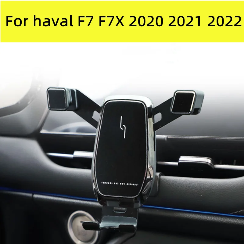 

Car Phone Holder For haval F7 F7X 2020 2021 2022 Car Styling Bracket GPS Stand Rotatable Support Mobile Accessories