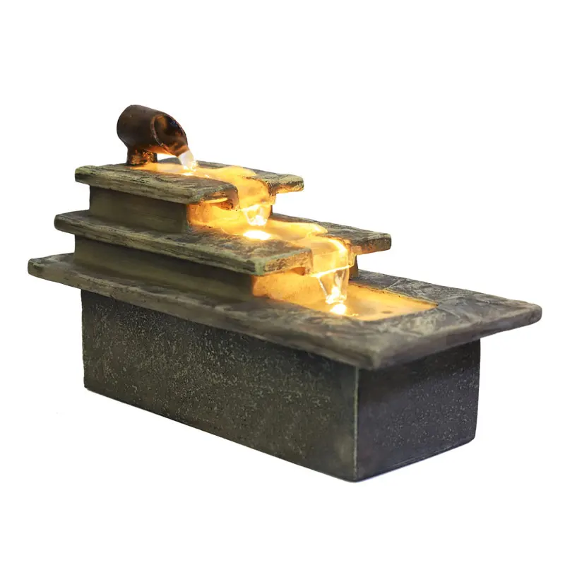 Desktop fountain, waterscape, sleeping lamp office, opening for lucky Feng Shui humidifier gift ornaments
Desktop fountain, waterscape, sleeping lamp office, opening for lucky Feng Shui humidifier gift ornaments