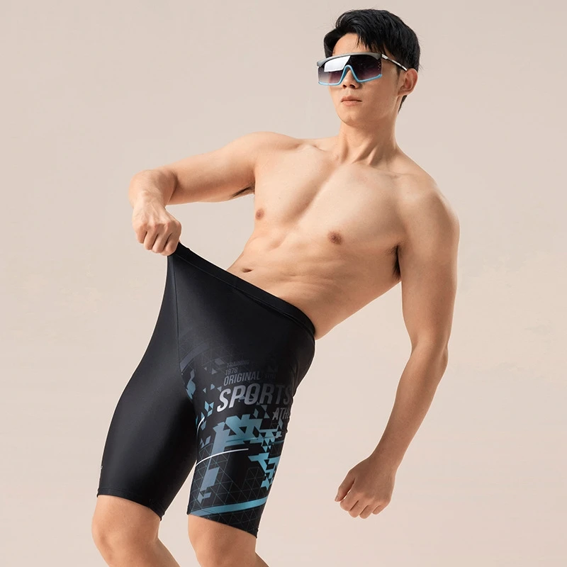 

361Men Professional Quick-Dry Surfing Athletic Boxer Shorts WaterProof Outdoor Swim Board Trunks Plus Size Beach Bathing Briefs