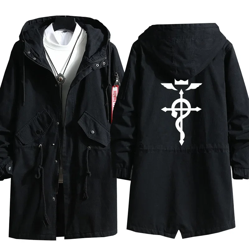 Anime Fullmetal Alchemist Cosplay Long Hoodie Edward Elric Costume Men Coat Trench Jacket Overcoat for Spring Autumn Plus Size
Anime Fullmetal Alchemist Cosplay Long Hoodie Edward Elric Costume Men Coat Trench Jacket Overcoat for Spring Autumn Plus Size