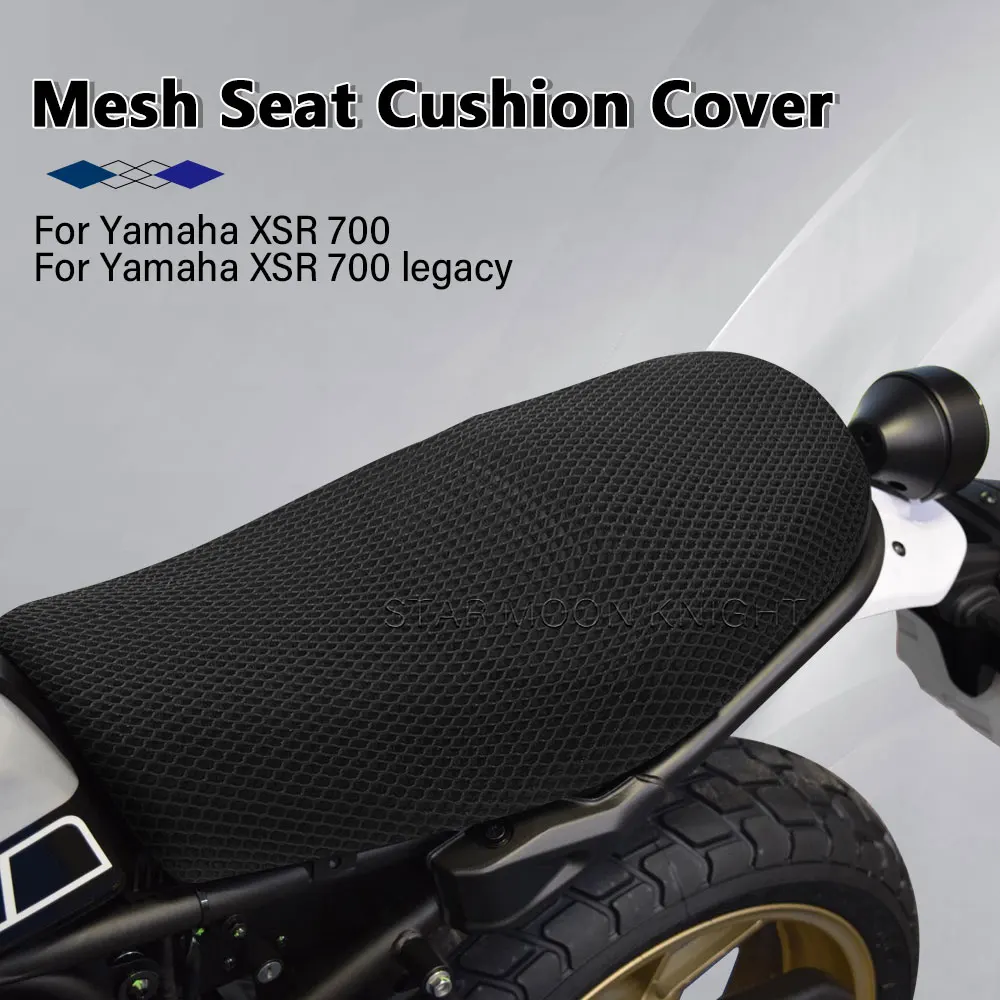 For Yamaha XSR700 XSR 700 Legacy Breathable Waterproof Honeycomb Mesh Seat Cushion Cover Motorcycle Accessories 
For Yamaha XSR700 XSR 700 Legacy Breathable Waterproof Honeycomb Mesh Seat Cushion Cover Motorcycle Accessories