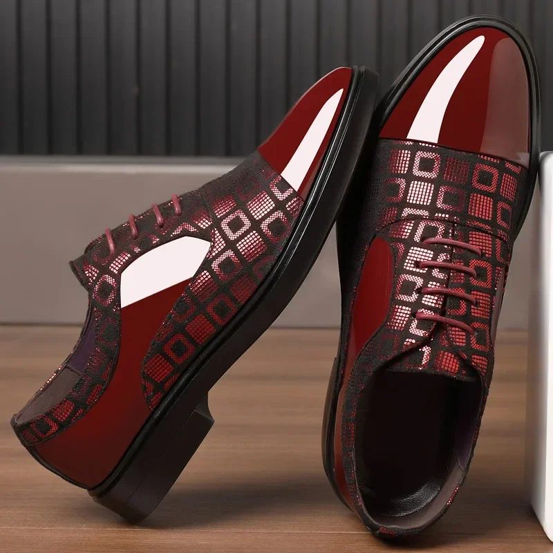 Luxury Dress Shoes for Men 2023 Spring Autumn Fashion Formal Suit Shoes Man Brand PU Leather Wedding Party Style Men's Shoes
Luxury Dress Shoes for Men 2023 Spring Autumn Fashion Formal Suit Shoes Man Brand PU Leather Wedding Party Style Men's Shoes