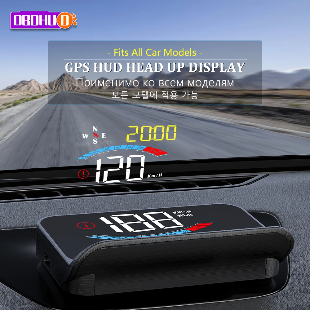 OBDHUD M16 Head Up Display Speedometer Smart Digital Mileage Compass Alarm Reminder Windshield Projector For All Car GPS HUD
OBDHUD M16 Head Up Display Speedometer Smart Digital Mileage Compass Alarm Reminder Windshield Projector For All Car GPS HUD