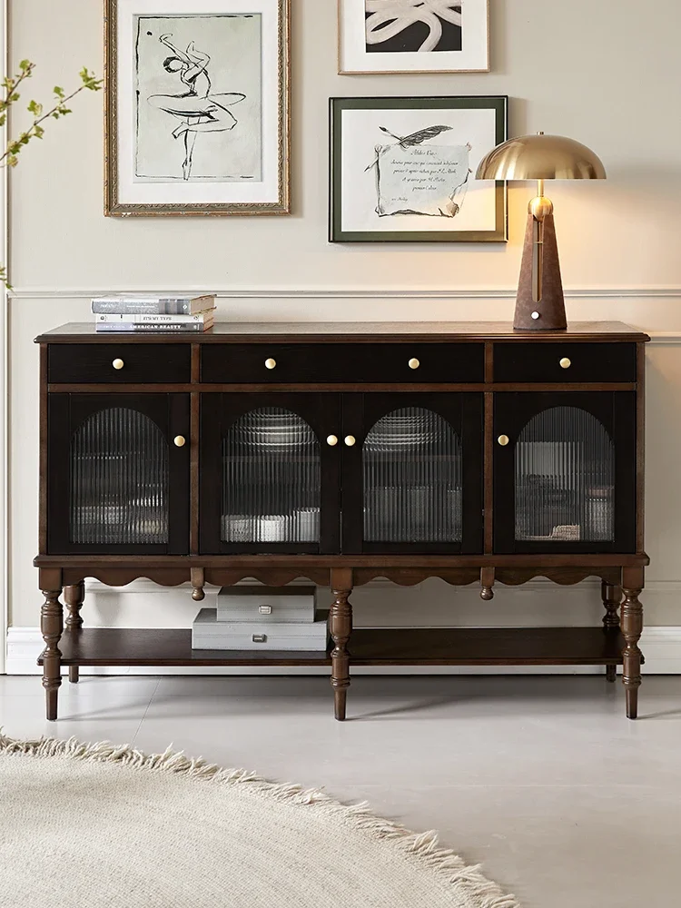 French Retro Vertical Closet American Retro Solid Wood Sideboard Cabinet Living Room Locker
French Retro Vertical Closet American Retro Solid Wood Sideboard Cabinet Living Room Locker
