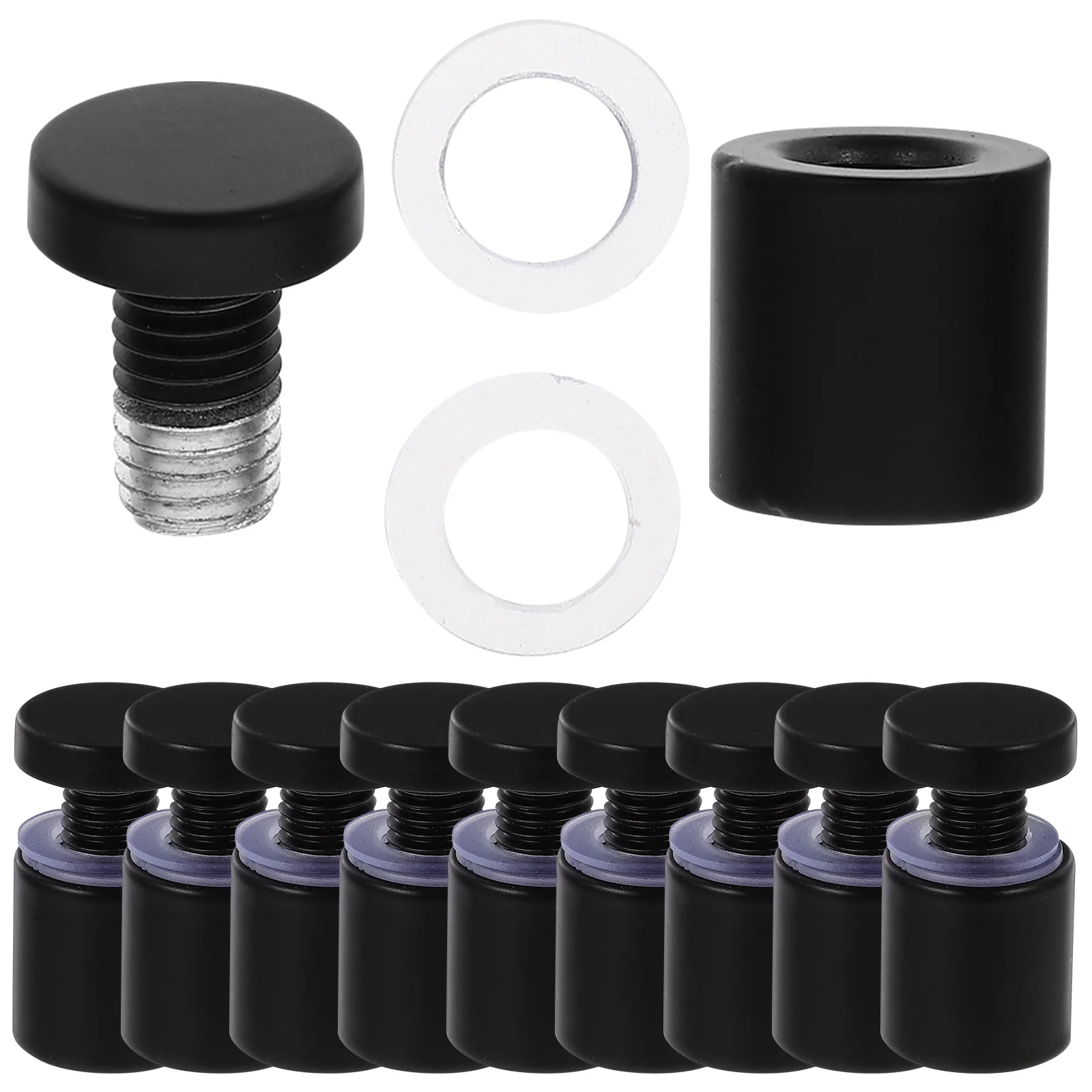 10 Pcs Wall Sign Mounting Hardwares Standoff Screws Brackets Acrylic Store Holders Advertisement Stainless Steel Small Metal
10 Pcs Wall Sign Mounting Hardwares Standoff Screws Brackets Acrylic Store Holders Advertisement Stainless Steel Small Metal