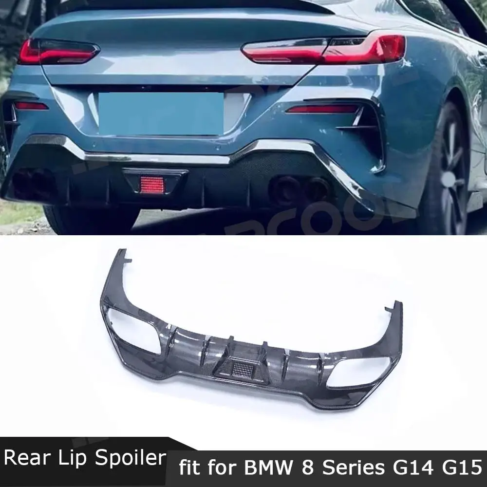 Губа диффузора для заднего бампера из углеродного волокна для BMW 8 серии G14 G15 Coupe 2019-2022, защита для заднего бампера, защита от царапин
Губа диффузора для заднего бампера из углеродного волокна для BMW 8 серии G14 G15 Coupe 2019-2022, защита для заднего бампера, защита от царапин