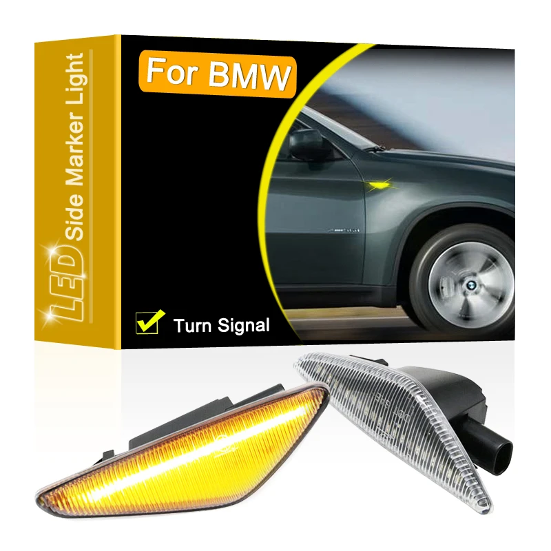 12V Clear Lens LED Side Marker Lamp Assembly For BMW X3 2009-2017 X5 2006-2013 X6 2007-2014 Blinker Turn Signal Light
12V Clear Lens LED Side Marker Lamp Assembly For BMW X3 2009-2017 X5 2006-2013 X6 2007-2014 Blinker Turn Signal Light