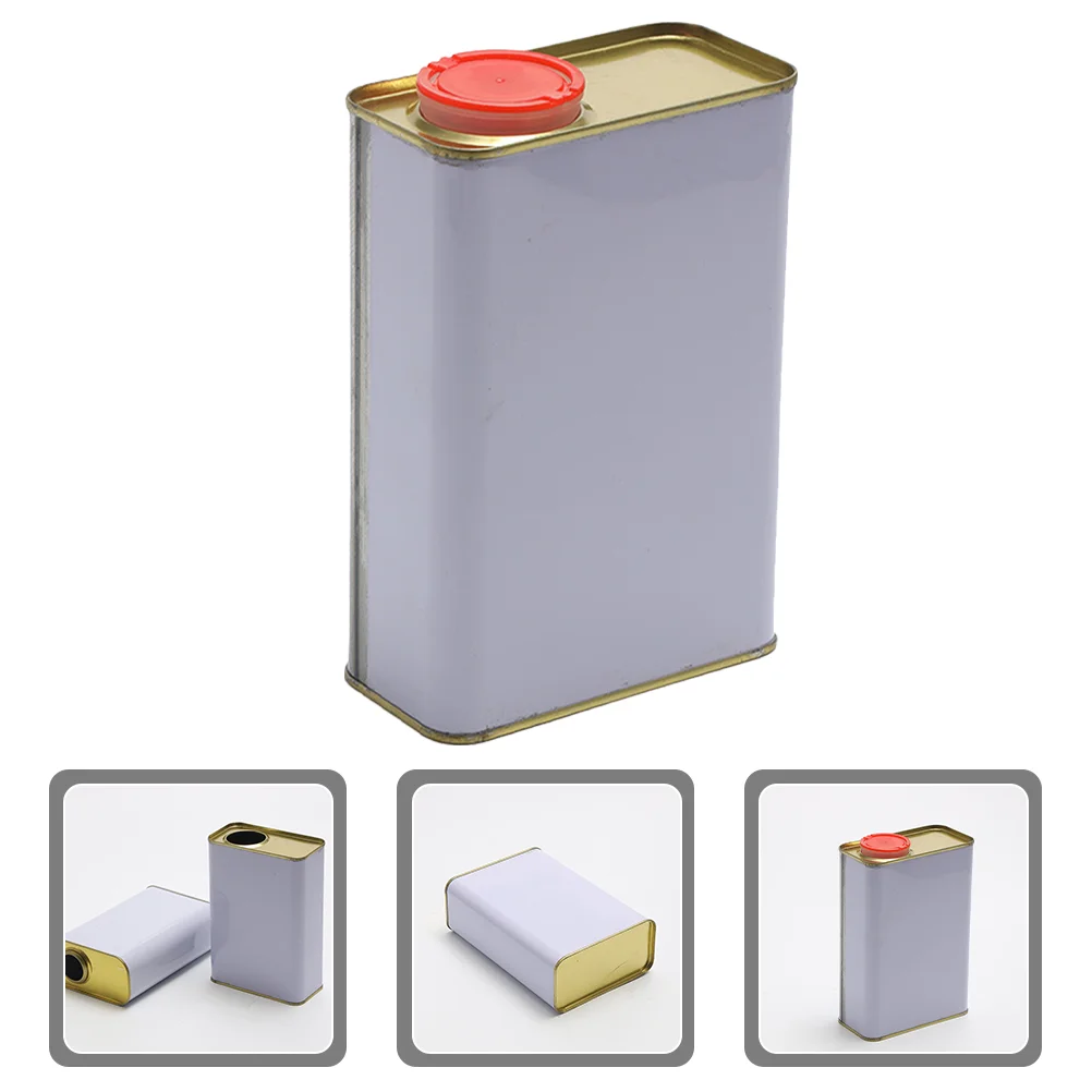 

Empty Paint Can Metal Paint Cans With Lids Rectangle Paint Pail Portable Paint Jar with Lid