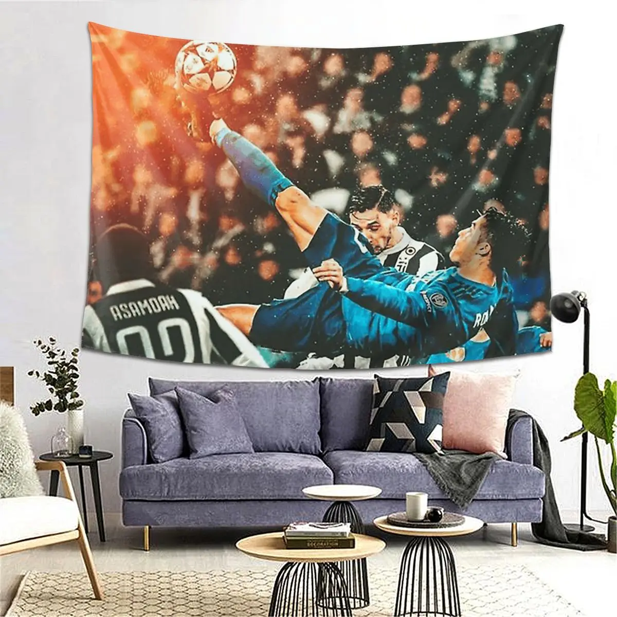 Ronaldo Bicycle Kick Skills Greatest Aesthetic Home Tapestry Hippie Wall Hanging Tapestries for Living Room Bedroom Dorm Room
Ronaldo Bicycle Kick Skills Greatest Aesthetic Home Tapestry Hippie Wall Hanging Tapestries for Living Room Bedroom Dorm Room