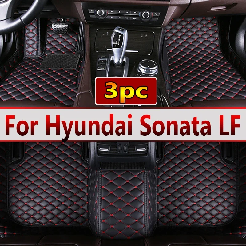 

Автомобильные коврики для Hyundai Sonata LF 2018 2017 2016 2015, кожаные Коврики для интерьера, автомобильные аксессуары, стильные защитные коврики на заказ