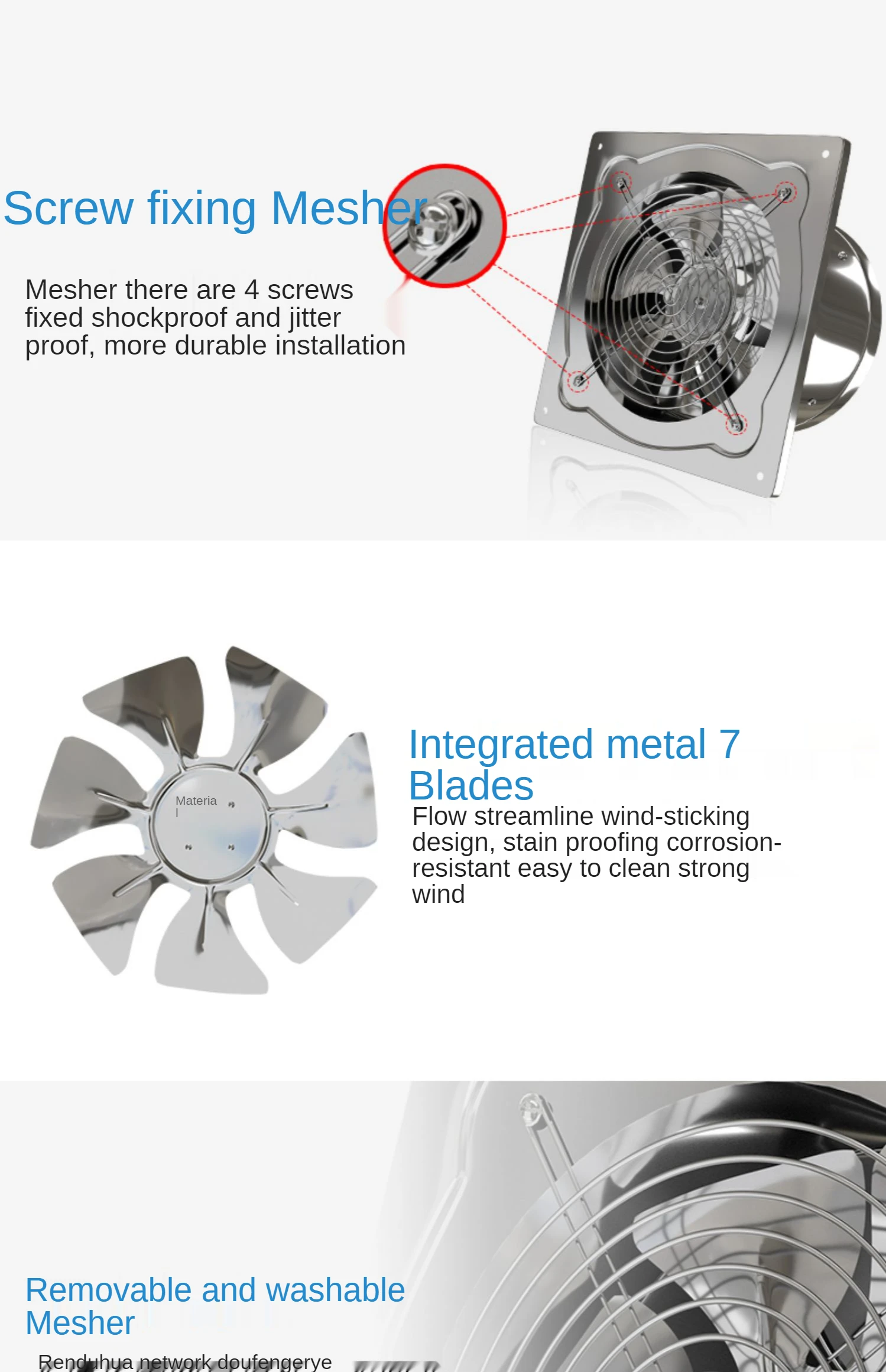 Generic 6/7/8inch Inline Extractor Exhaust Fan Ventilation Fan Jumia