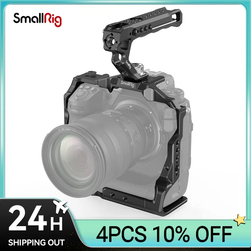 

SmallRig Z9 Cage Rig Kit for Nikon Z 9 Dslr Camera with Top Handle Aluminum Alloy Cage for Nikon Z 9 3738