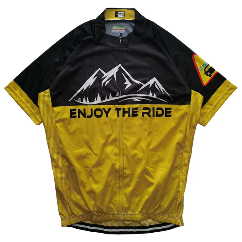 Outdoor Cycling Jersey Jacket, MTB Bike Yellow Top Wear, Mountain Race Sport, Road Motocross Short Bicycle Sunmmer Shirt, Enjoy
Outdoor Cycling Jersey Jacket, MTB Bike Yellow Top Wear, Mountain Race Sport, Road Motocross Short Bicycle Sunmmer Shirt, Enjoy