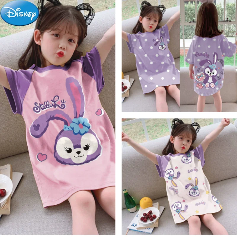Nightdress Disney anime peripheral cartoon picture Kawaii Xingdelu nightdress short-sleeved cute pajamas home clothes wholesale
Nightdress Disney anime peripheral cartoon picture Kawaii Xingdelu nightdress short-sleeved cute pajamas home clothes wholesale