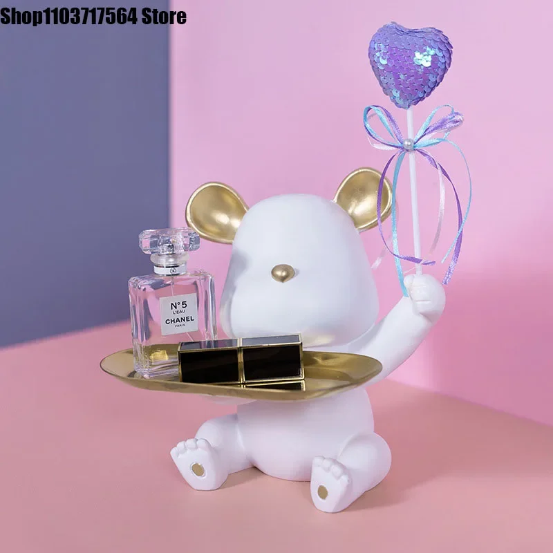 Home decoration Love violent bear tray decoration key storage living room entrance TV cabinet desktop home storage
Home decoration Love violent bear tray decoration key storage living room entrance TV cabinet desktop home storage