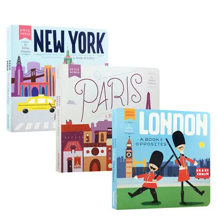 MiluMilu Hello, World: New York;London: A Book Of Opposites Introduction To English Enlightenment Cardboard
MiluMilu Hello, World: New York;London: A Book Of Opposites Introduction To English Enlightenment Cardboard