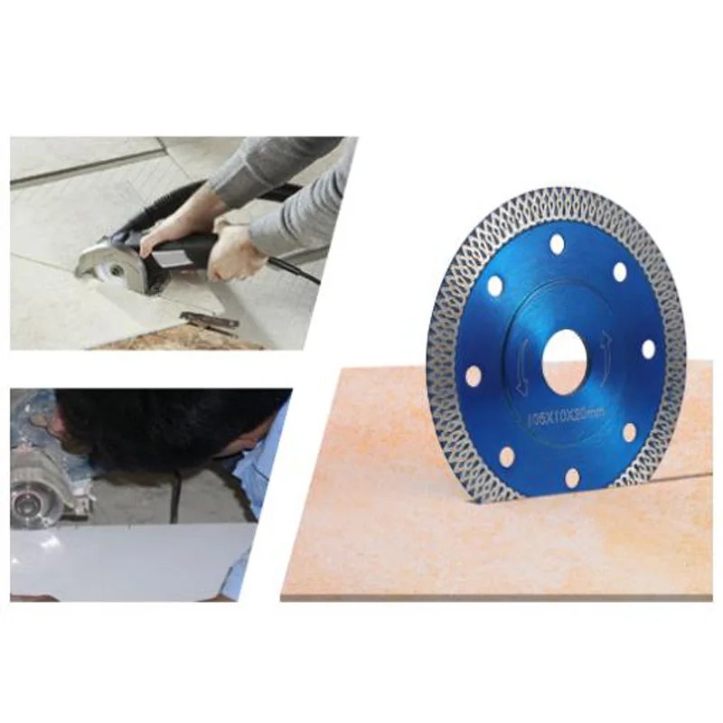 

Long lasting and Reliable Diamond Saw Cutter for Porcelain Tile Ceramic Stone, Dry Cutting, 105/115/125mm Wide