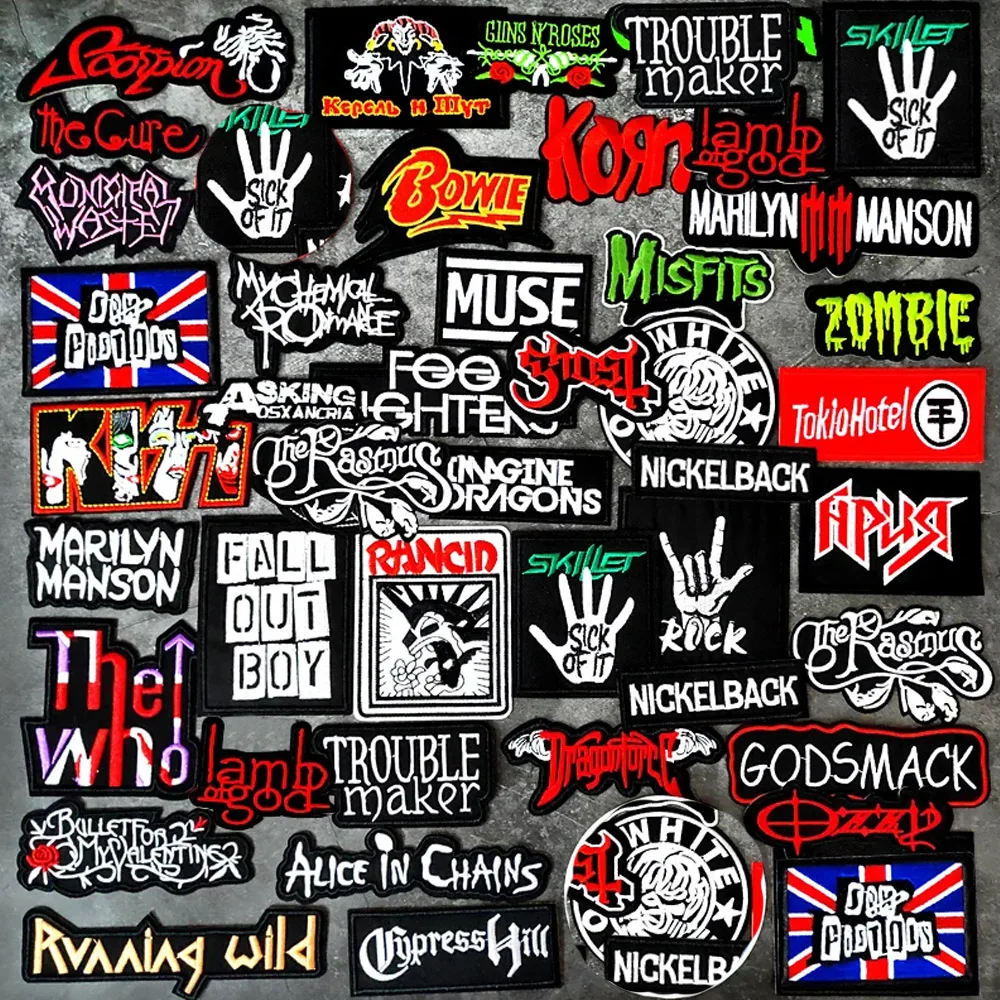 Вышитые значки в стиле панк-рок с изображением группы Britpop, абстрактные Детские нашивки для одежды, наклейки, эмо-арт
Вышитые значки в стиле панк-рок с изображением группы Britpop, абстрактные Детские нашивки для одежды, наклейки, эмо-арт