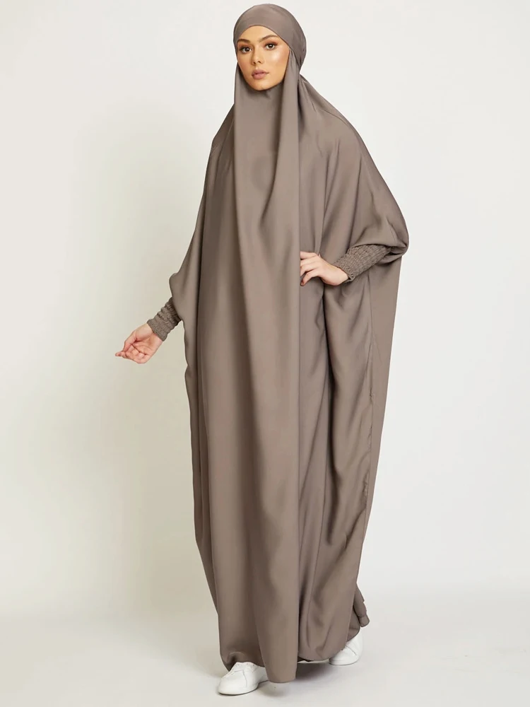 Muslim Women Jilbab One-piece Prayer Dress Hooded Abaya Smocking Sleeve Islamic Clothing Dubai Saudi Black Robe Turkish Modesty
Muslim Women Jilbab One-piece Prayer Dress Hooded Abaya Smocking Sleeve Islamic Clothing Dubai Saudi Black Robe Turkish Modesty