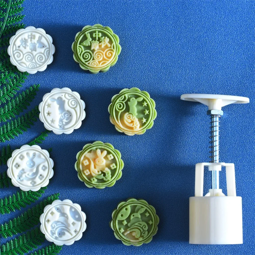 50g Bunny Mooncake Mould Plastic Hand-pressed Rabbit Embossed Pattern Mooncake Mold Mid-Autumn Festival Pastry Decorating Tools
50g Bunny Mooncake Mould Plastic Hand-pressed Rabbit Embossed Pattern Mooncake Mold Mid-Autumn Festival Pastry Decorating Tools