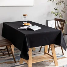 Cotton Tablecloths, Waterproof Table Covers Rectangle Black Dining Table Coffee Table Deco
Cotton Tablecloths, Waterproof Table Covers Rectangle Black Dining Table Coffee Table Deco