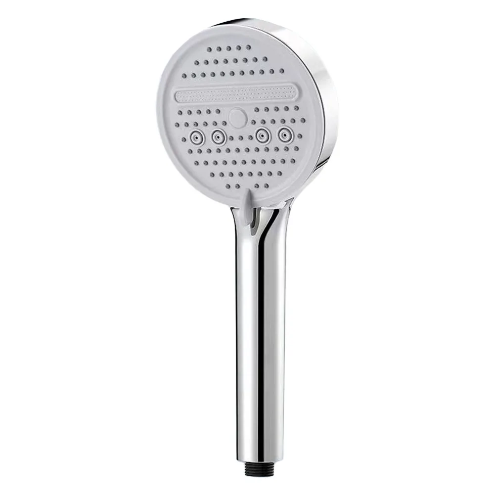 Massage Rainfall Bathroom Silver Spray Nozzle 120mm Bathroom Shower Head High Pressure Plastic Silicone Fixtures
Massage Rainfall Bathroom Silver Spray Nozzle 120mm Bathroom Shower Head High Pressure Plastic Silicone Fixtures
