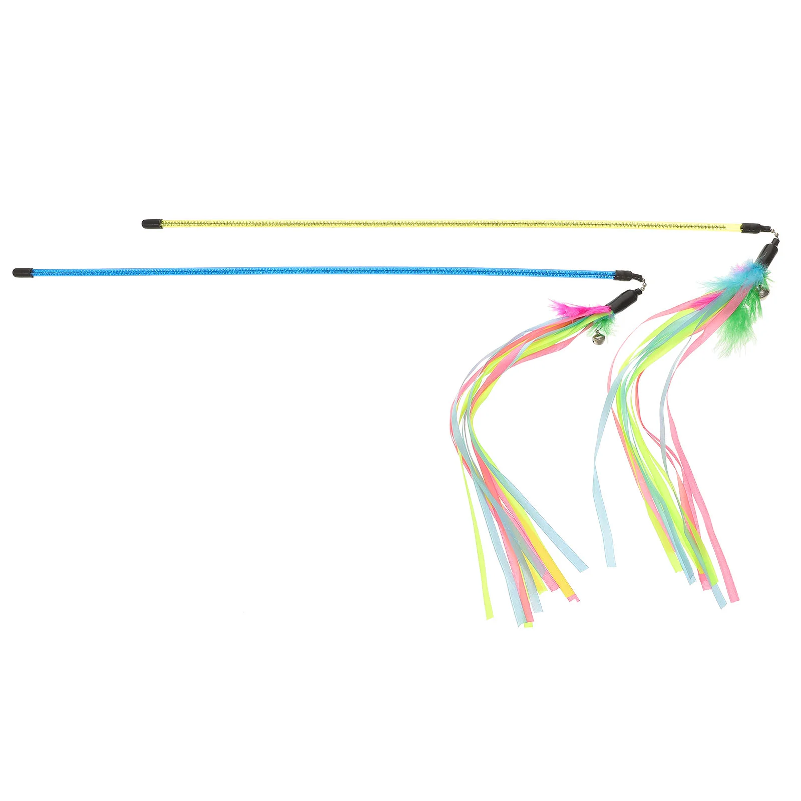 Popetpop Cat Teaser Wands Colorful Kitten Ribbon Stick Bell Cat Fishing Pole Interactive Catcher String Cat Kitten
Popetpop Cat Teaser Wands Colorful Kitten Ribbon Stick Bell Cat Fishing Pole Interactive Catcher String Cat Kitten