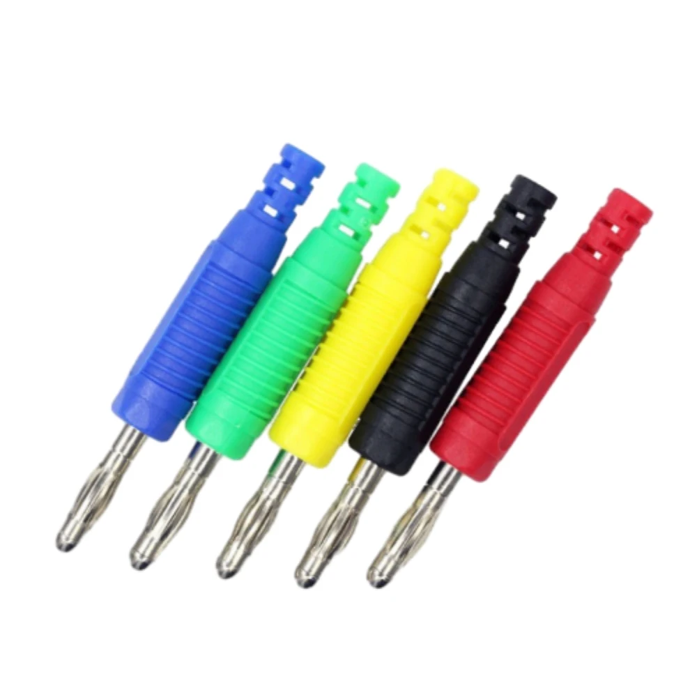 2mm Banana Test Plug Copper Nickel Plated Tail Spiral Test Leads Connectors Plug 5PCS
2mm Banana Test Plug Copper Nickel Plated Tail Spiral Test Leads Connectors Plug 5PCS