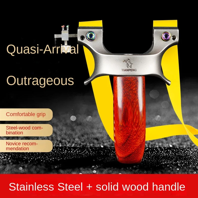 Outdoor Precision Sports 440c Stainless Steel Solid Wood Handle Fast Press Marshal Flat Leather Slingshot Manufacturer
Outdoor Precision Sports 440c Stainless Steel Solid Wood Handle Fast Press Marshal Flat Leather Slingshot Manufacturer