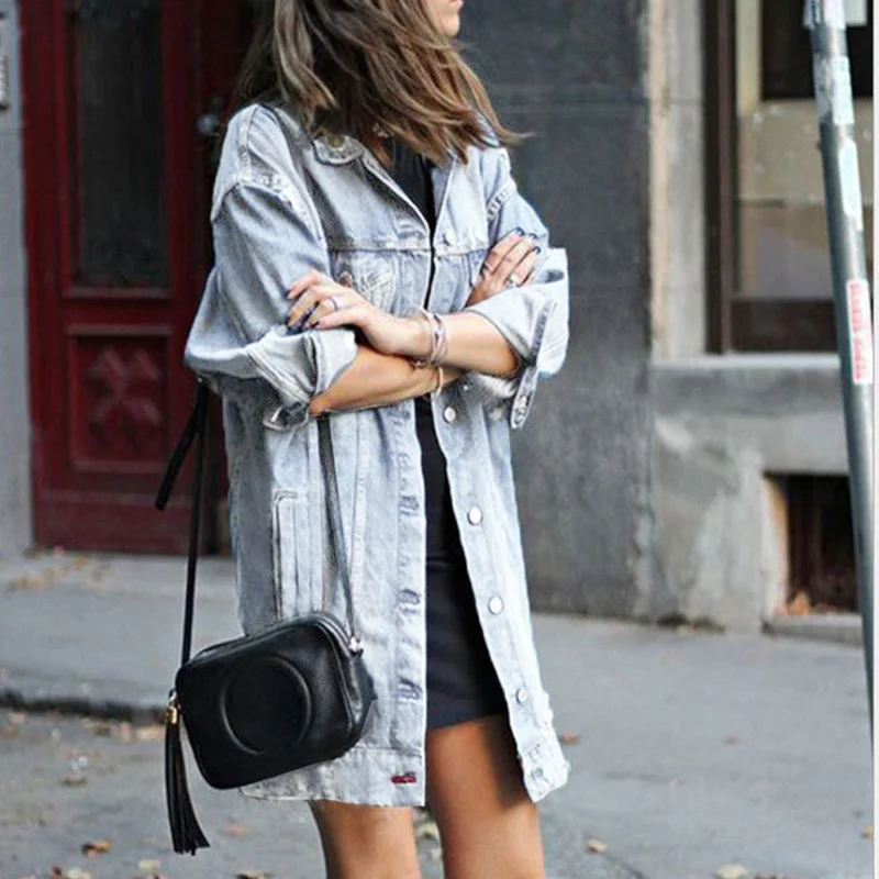 Autumn Winter Women Hole Casual Loose Long Sleeve Wind Jean Large Size Female Coats Plus Size Harajuku Boyfriend Denim Jacket
Autumn Winter Women Hole Casual Loose Long Sleeve Wind Jean Large Size Female Coats Plus Size Harajuku Boyfriend Denim Jacket