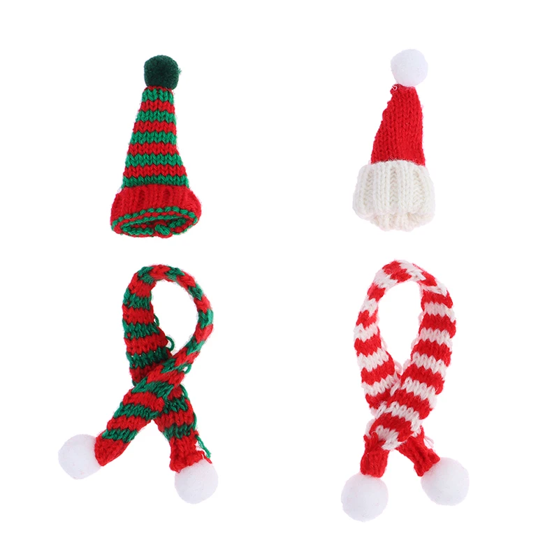 2pcs Mini Doll Christmas Caps Knitted Scarves Lovely Miniature Clothes Kids Toys Xmas Ornament Accessory
2pcs Mini Doll Christmas Caps Knitted Scarves Lovely Miniature Clothes Kids Toys Xmas Ornament Accessory
