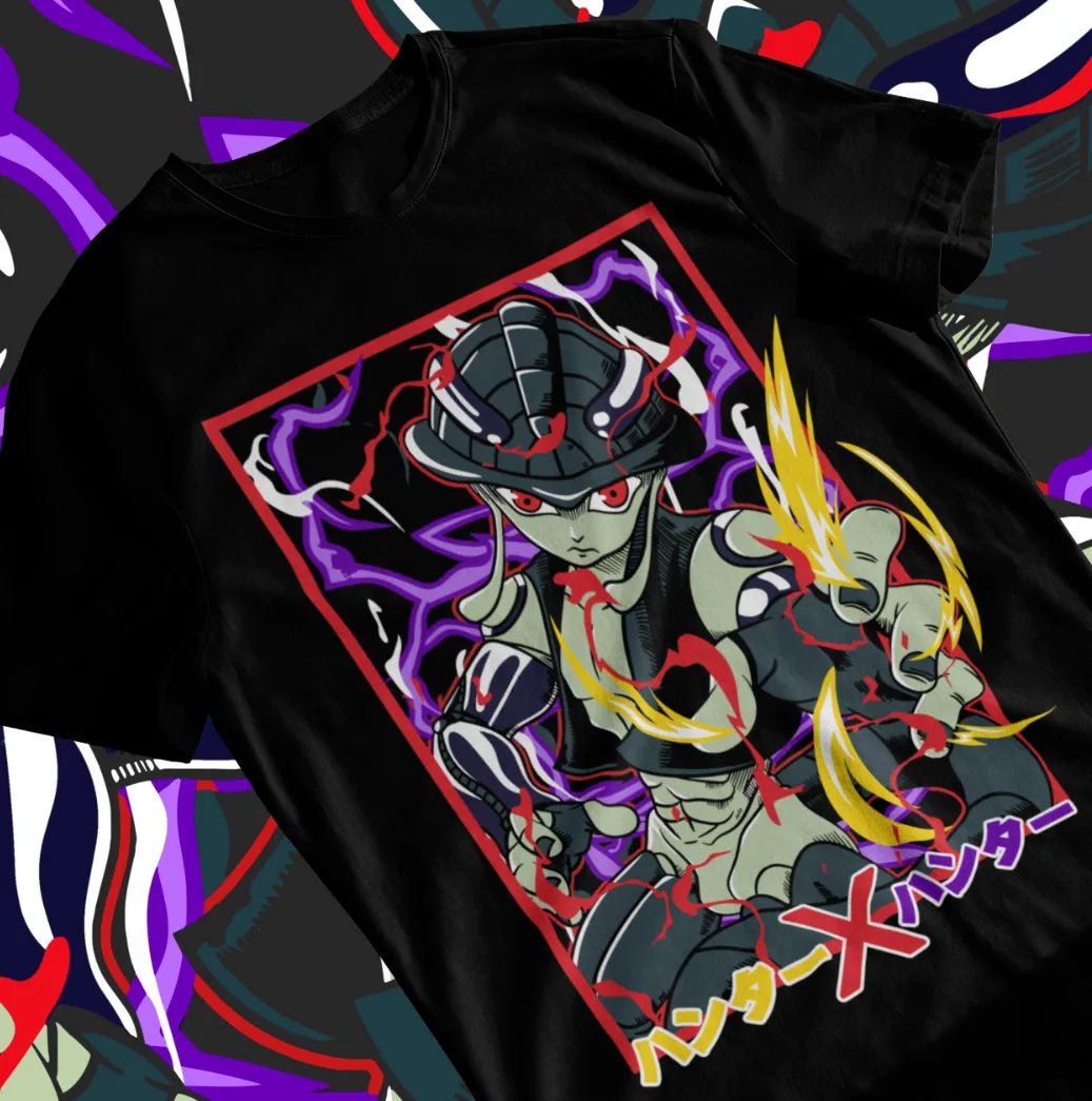 T-Shirt, Gon Killua Hisoka, Hunter Anime, Meruem Unisex Shirt Soft Tee All Sizes
T-Shirt, Gon Killua Hisoka, Hunter Anime, Meruem Unisex Shirt Soft Tee All Sizes