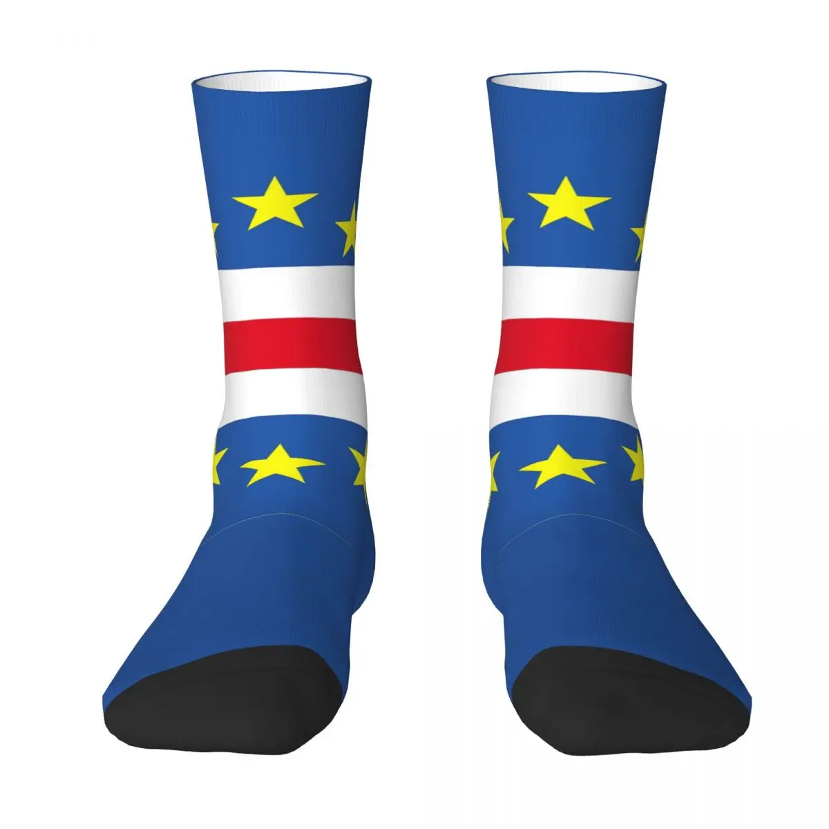 

CAPE VERDE (FLAG) Contrast color socks Infantry pack Compression Socks Humor Graphic Novelty R333 Stocking