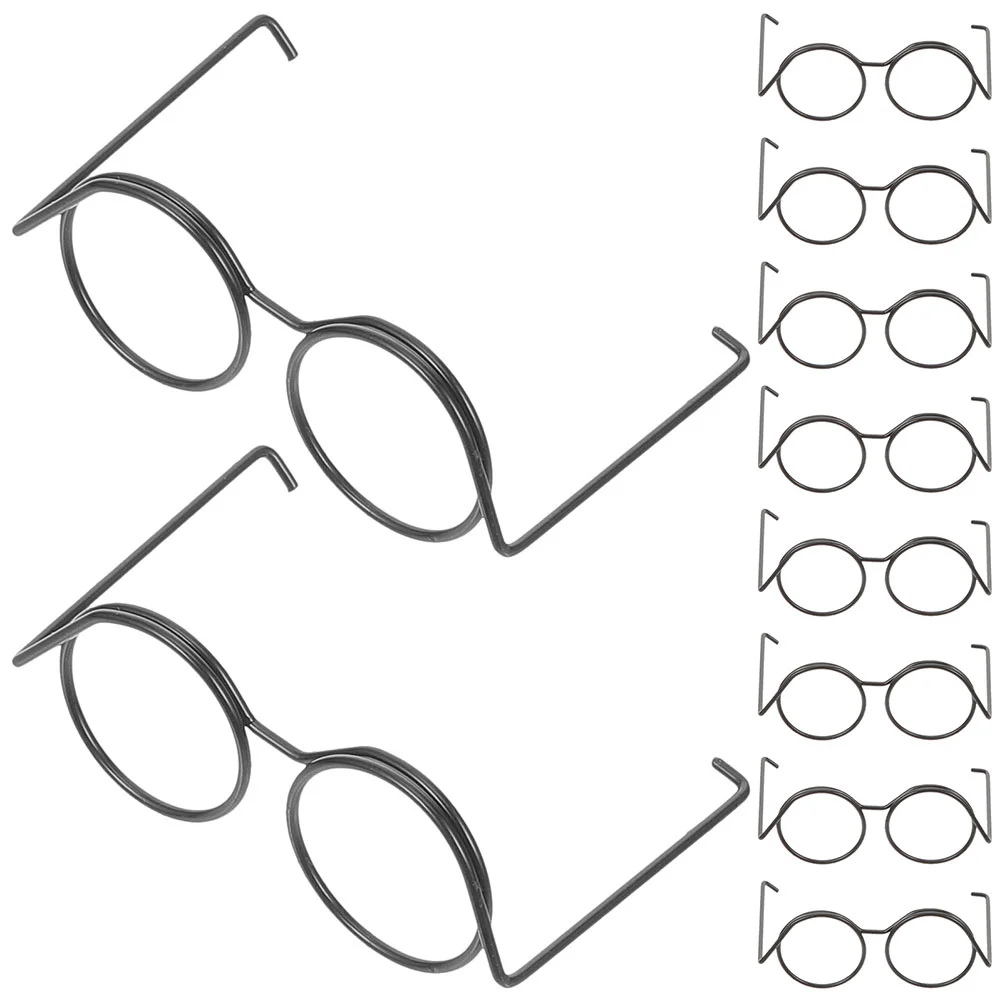 20 Pcs Metal Mini Glasses Tinsel Eyeglasses Miniature Props for Crafting Iron Wire Dolls Sunglasses Gnomes
20 Pcs Metal Mini Glasses Tinsel Eyeglasses Miniature Props for Crafting Iron Wire Dolls Sunglasses Gnomes