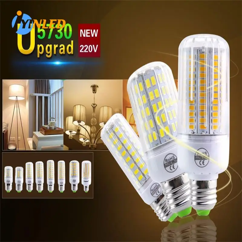 

5730 SMD Warm/Cool White Lamp E27 24 36 48 56 69 72 LEDs LED Corn Light Bulbs for Home Office Living Room Lighting Lamp