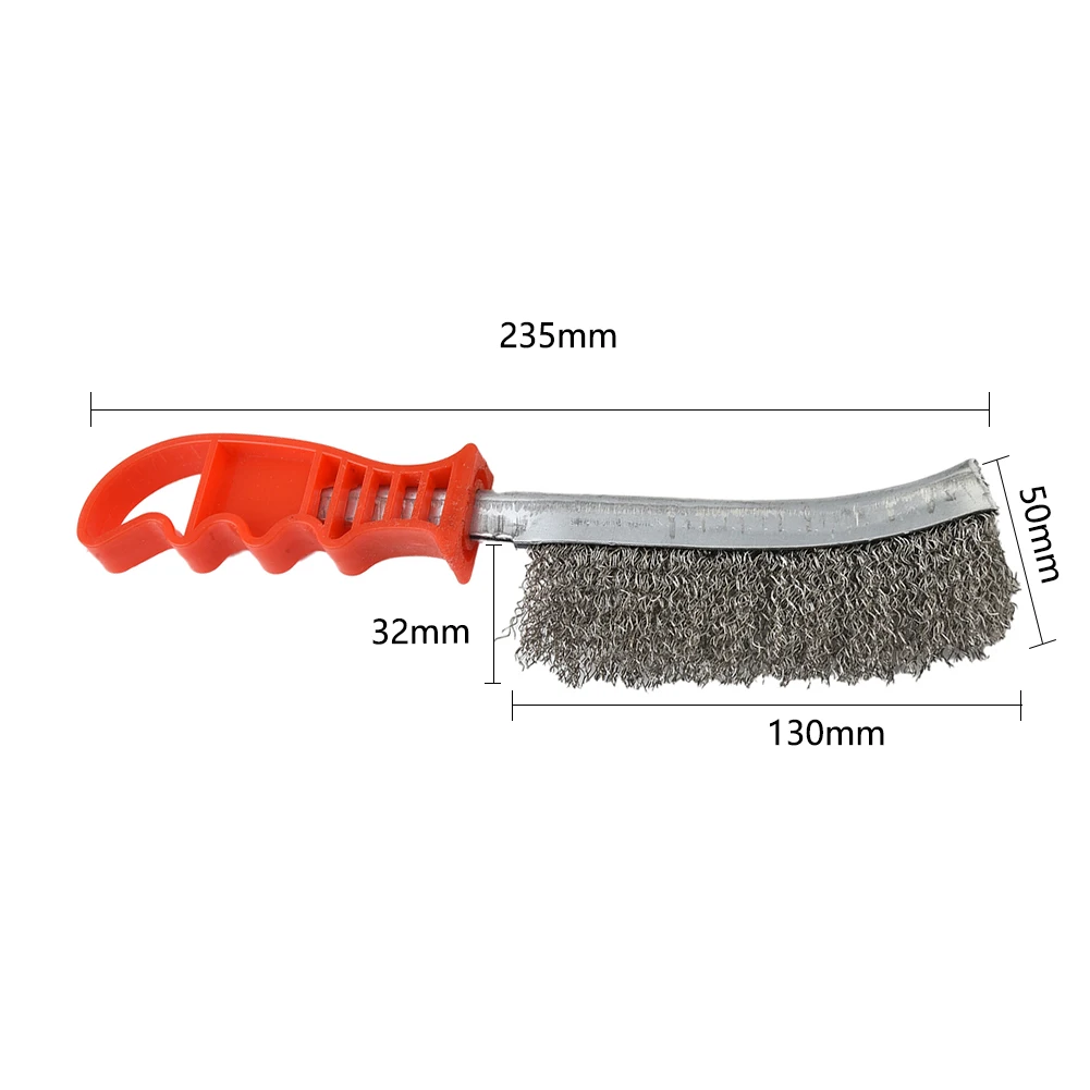 Stainless Brush Welding Wire Workshop Cleaning For Hand Metal Red+Silver Removal Rust Seam Steel Tools Durable Hot Practical
Stainless Brush Welding Wire Workshop Cleaning For Hand Metal Red+Silver Removal Rust Seam Steel Tools Durable Hot Practical