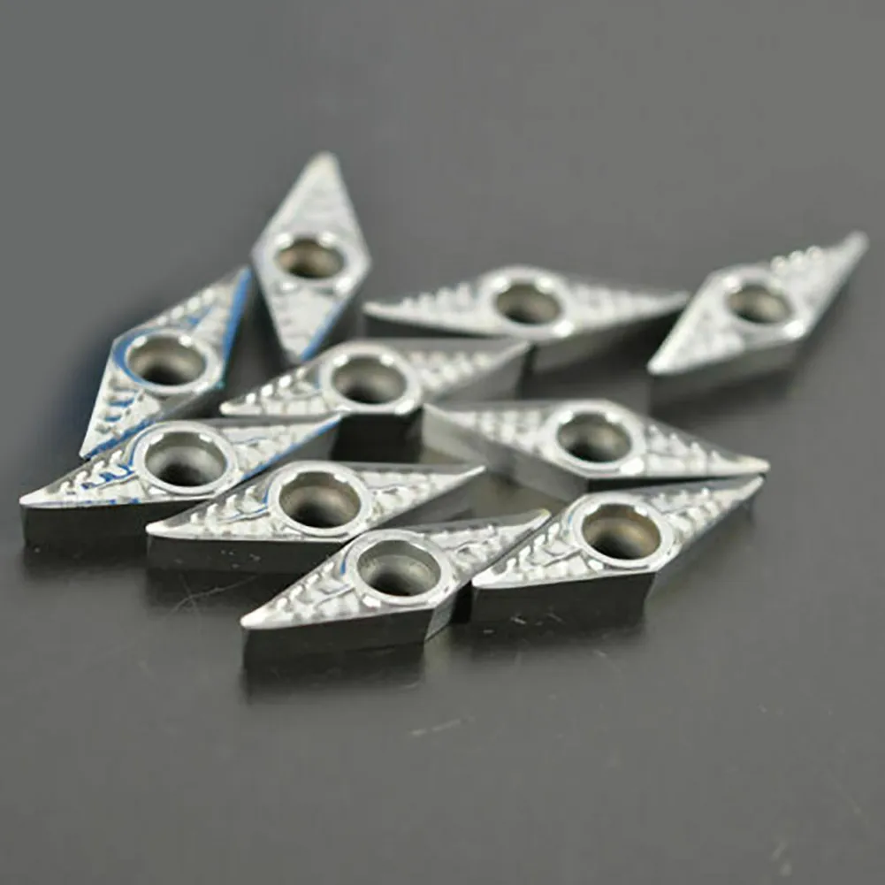 Indexable Inserts Cnc Carbide Blades 10 Pieces VCGT110308-AK H0 Cutting Tool Kit Metal Metalwork Tool Replacement
Indexable Inserts Cnc Carbide Blades 10 Pieces VCGT110308-AK H0 Cutting Tool Kit Metal Metalwork Tool Replacement