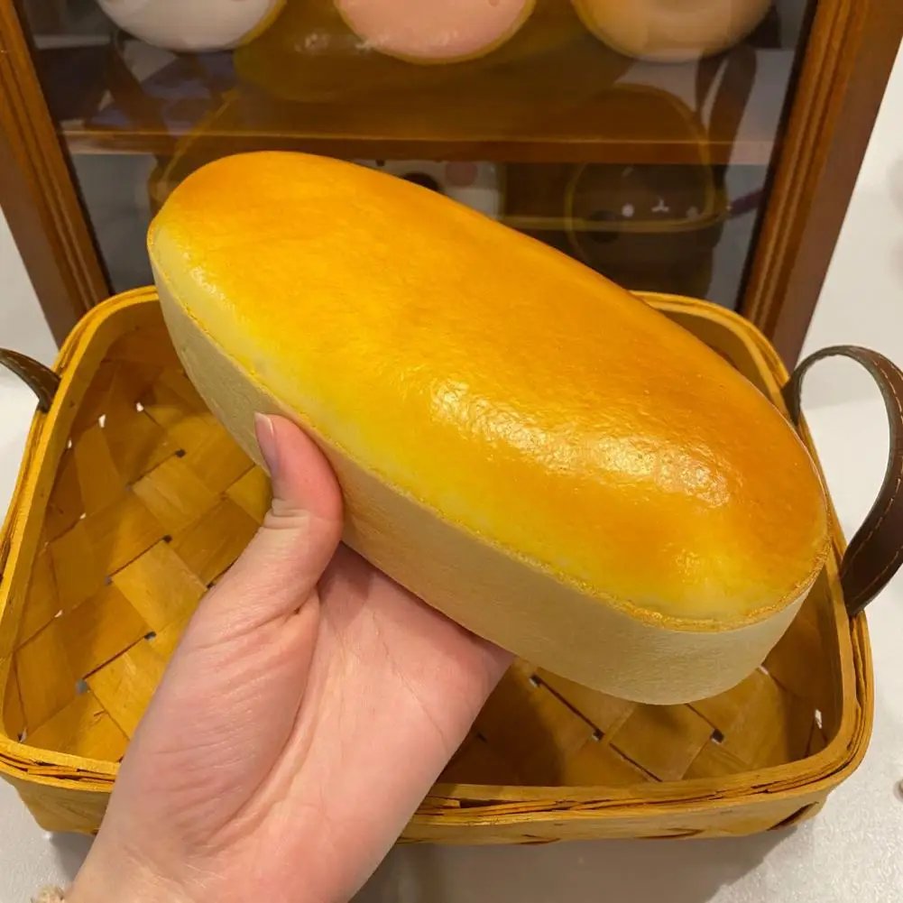 Realistic Soft Cheesecake Bread Model Portable Eye-Catching Simulation with Slow Rebound Bright Colors
Realistic Soft Cheesecake Bread Model Portable Eye-Catching Simulation with Slow Rebound Bright Colors