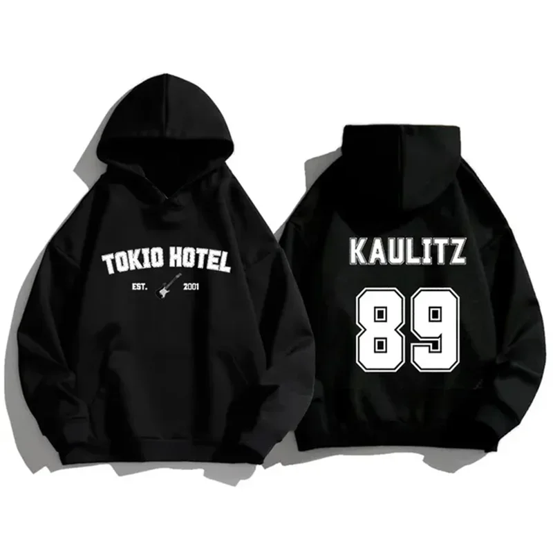 

Tokio Hotel Unisex Cotton Hoodie Kaulitz Fashion Fleece Luxury Hooded Sweatshirt Plain Winter Autumn Print Men Women Pullover