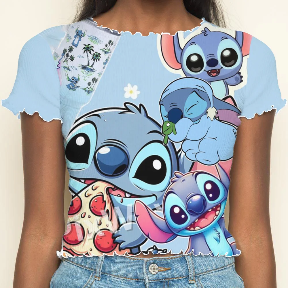 T-shirts T-shirt Crew Neck Summer Clothes Women 2024 Short Sleeve Disney Crop Tops Sexys Stitch Woman Clothing Top Disney Neck
T-shirts T-shirt Crew Neck Summer Clothes Women 2024 Short Sleeve Disney Crop Tops Sexys Stitch Woman Clothing Top Disney Neck