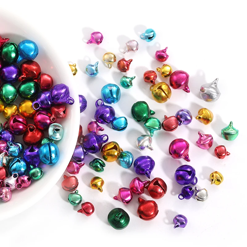 50 Pcs Small Jingle Bells DIY Bracelet Braided Beads Iron Pendant Hanging Christmas Party Tree Bells Ornaments Jewelry Decor
50 Pcs Small Jingle Bells DIY Bracelet Braided Beads Iron Pendant Hanging Christmas Party Tree Bells Ornaments Jewelry Decor