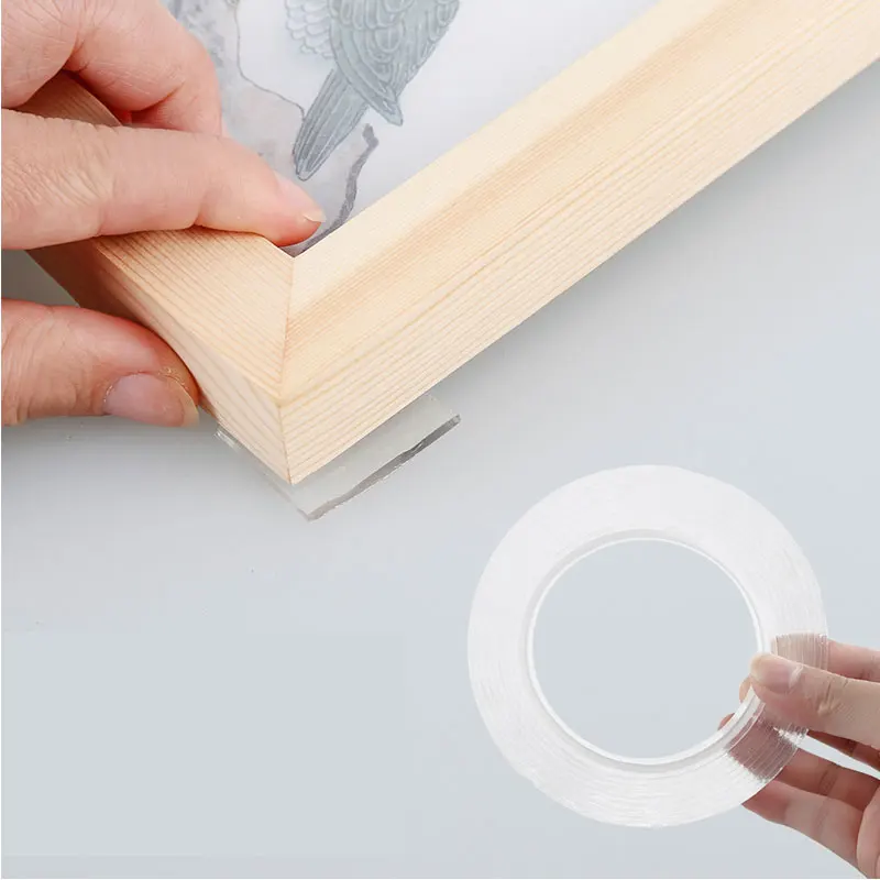 Strong seamless transparent double-sided adhesive washable acrylic double-sided adhesive nanotape key holder wall
Strong seamless transparent double-sided adhesive washable acrylic double-sided adhesive nanotape key holder wall