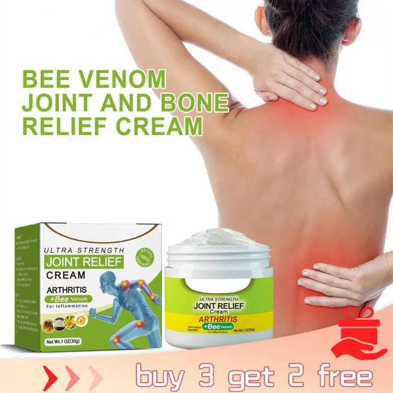 

30g Bee Venoms Joint Cream Joint And Bone Therapy Cream Massage Treatments Cream Bone Health Body Care Tools Joint Bone Cream