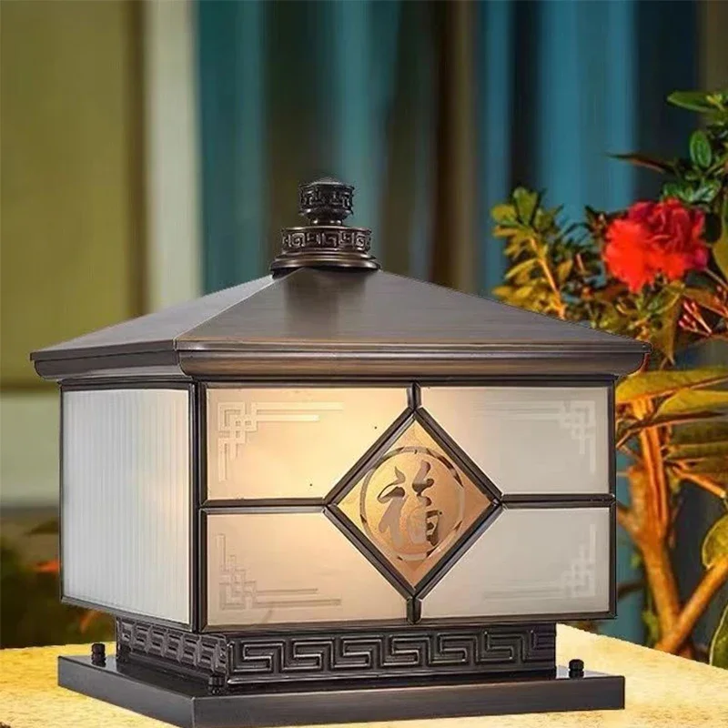 86LIGHT Outdoor Electricity Post Lamp Vintage Creative Chinese Brass Pillar Light LED Waterproof IP65 for Home Villa Courtyard
86LIGHT Outdoor Electricity Post Lamp Vintage Creative Chinese Brass Pillar Light LED Waterproof IP65 for Home Villa Courtyard