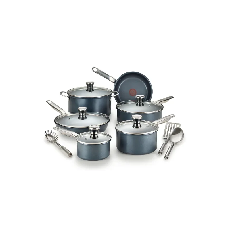 

Andralyn Platinum Nonstick 14-piece Cookware Set, Endurance Collectioncookware pots and pans set