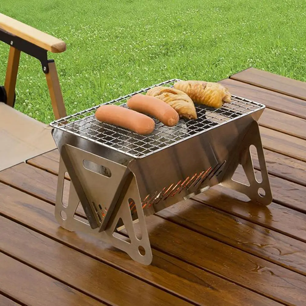 BBQ Grill Portable Stainless Steel Folding Versatile Outdoor Cooking Set for Barbecues Camping Travel
BBQ Grill Portable Stainless Steel Folding Versatile Outdoor Cooking Set for Barbecues Camping Travel