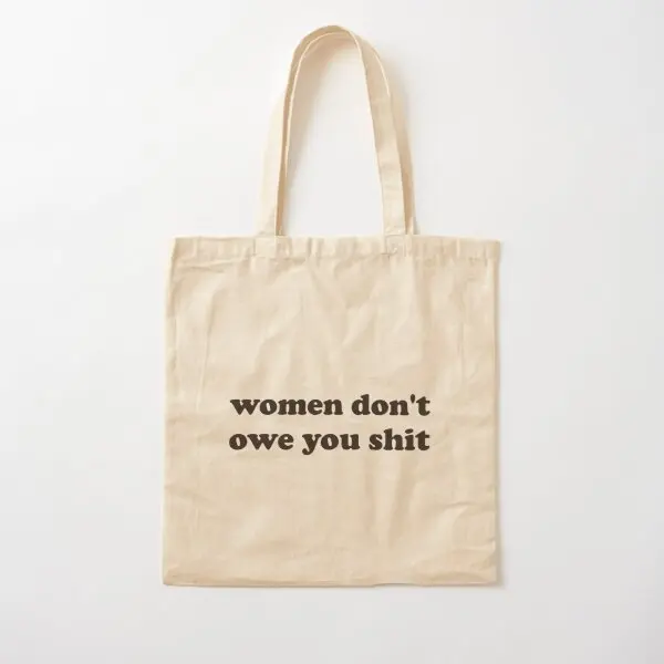 Women Do Not Owe You Cotton Canvas Bag Handbag Reusable Designer Women Ladies Tote Shopper Shoulder Bag Foldable Travel Unisex
Women Do Not Owe You Cotton Canvas Bag Handbag Reusable Designer Women Ladies Tote Shopper Shoulder Bag Foldable Travel Unisex