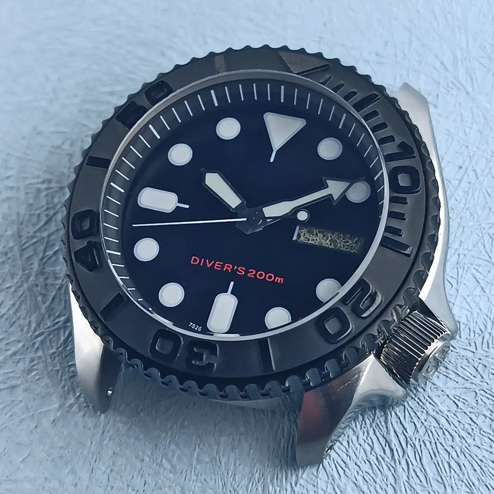 Часы SKX 007 серебристо-черные, Ротационные водонепроницаемые, 41 мм, двойное купольное сапфировое стекло из нержавеющей стали 316L, подходит для NH34 NH35 NH36
Часы SKX 007 серебристо-черные, Ротационные водонепроницаемые, 41 мм, двойное купольное сапфировое стекло из нержавеющей стали 316L, подходит для NH34 NH35 NH36